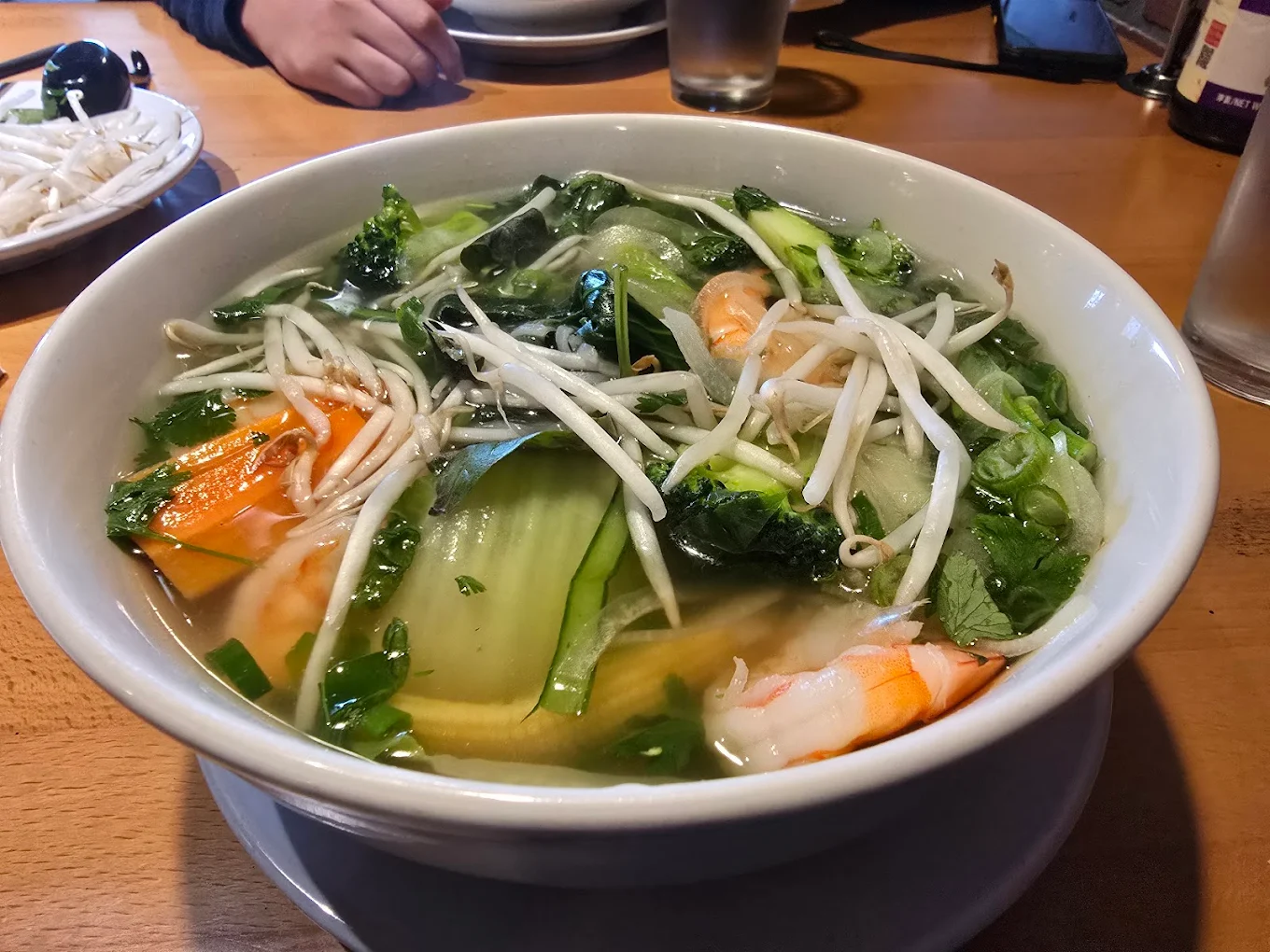 Interior dining room at Pho Ngon Vietnamese restaurant Norristown Pennsylvania