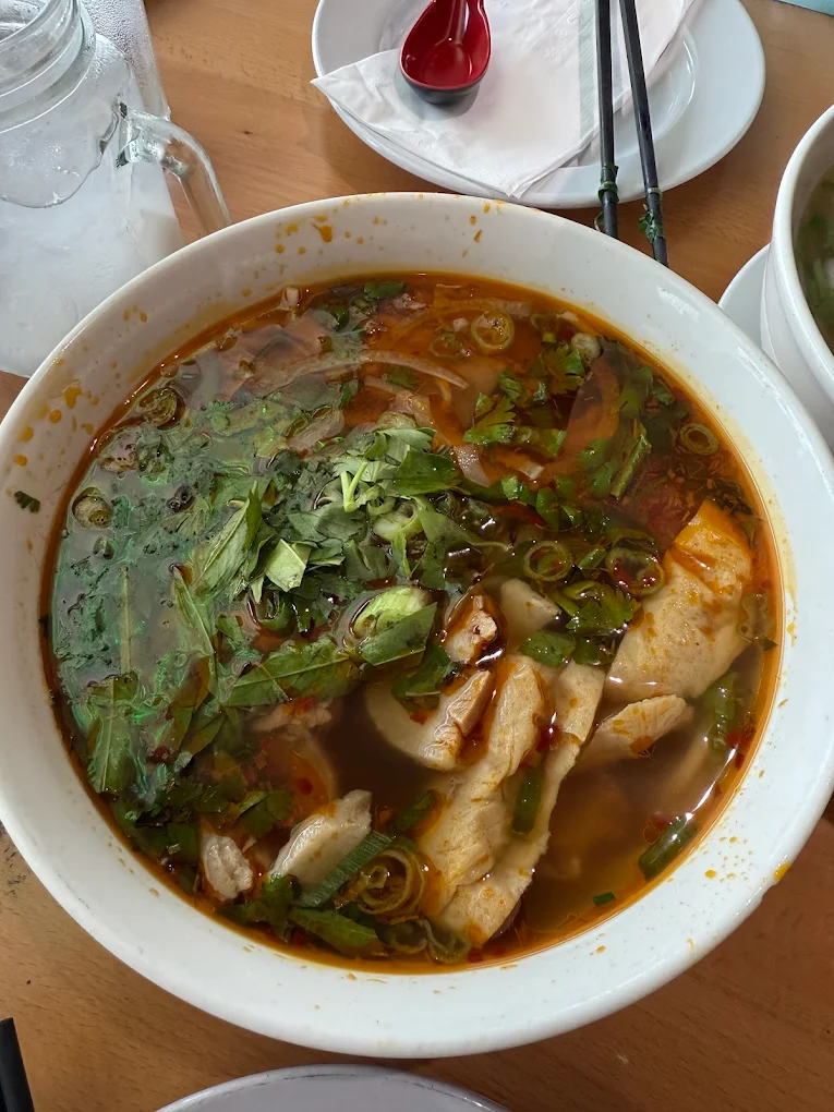 Fresh Vietnamese food presentation at Pho Ngon restaurant Montgomery County PA